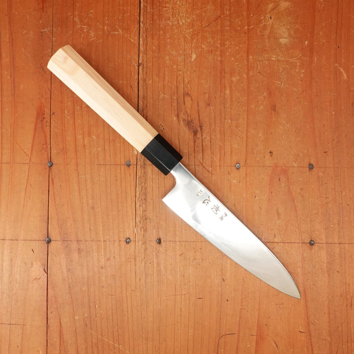 Hatsukokoro Hikari 130mm Petty Stainless Clad SLD Hinoki Handle