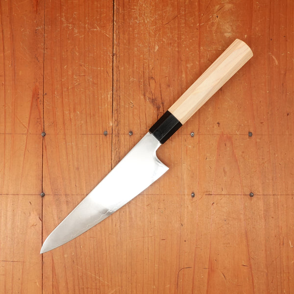 Hatsukokoro Hikari 150mm Ko-Santoku Stainless Clad SLD Hinoki Handle