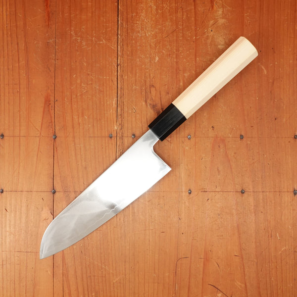 Hatsukokoro Hikari 170mm Santoku Stainless Clad SLD Hinoki Handle
