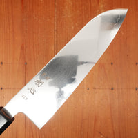 Hatsukokoro Hikari 170mm Santoku Stainless Clad SLD Hinoki Handle
