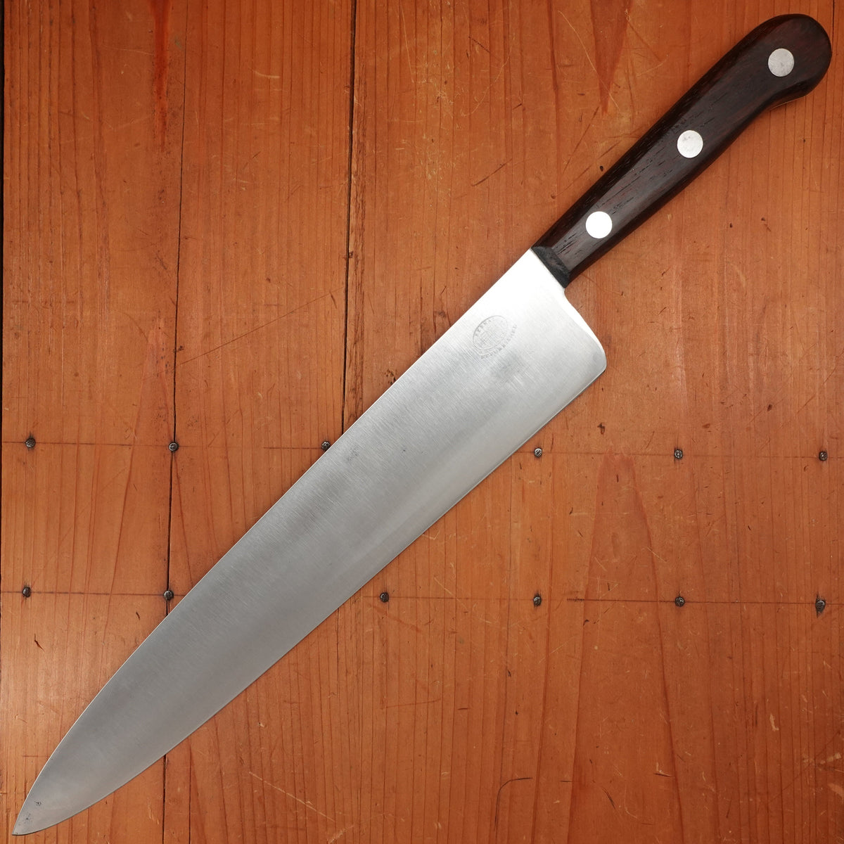 LF&C Universal 12" Light Chef Knife Carbon Steel Rosewood 1930s-60s USA