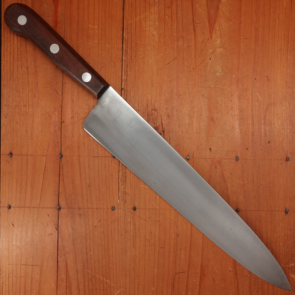 LF&C Universal 12" Light Chef Knife Carbon Steel Rosewood 1930s-60s USA