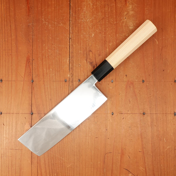 Hatsukokoro Hikari 160mm Nakiri Stainless Clad SLD Hinoki Handle