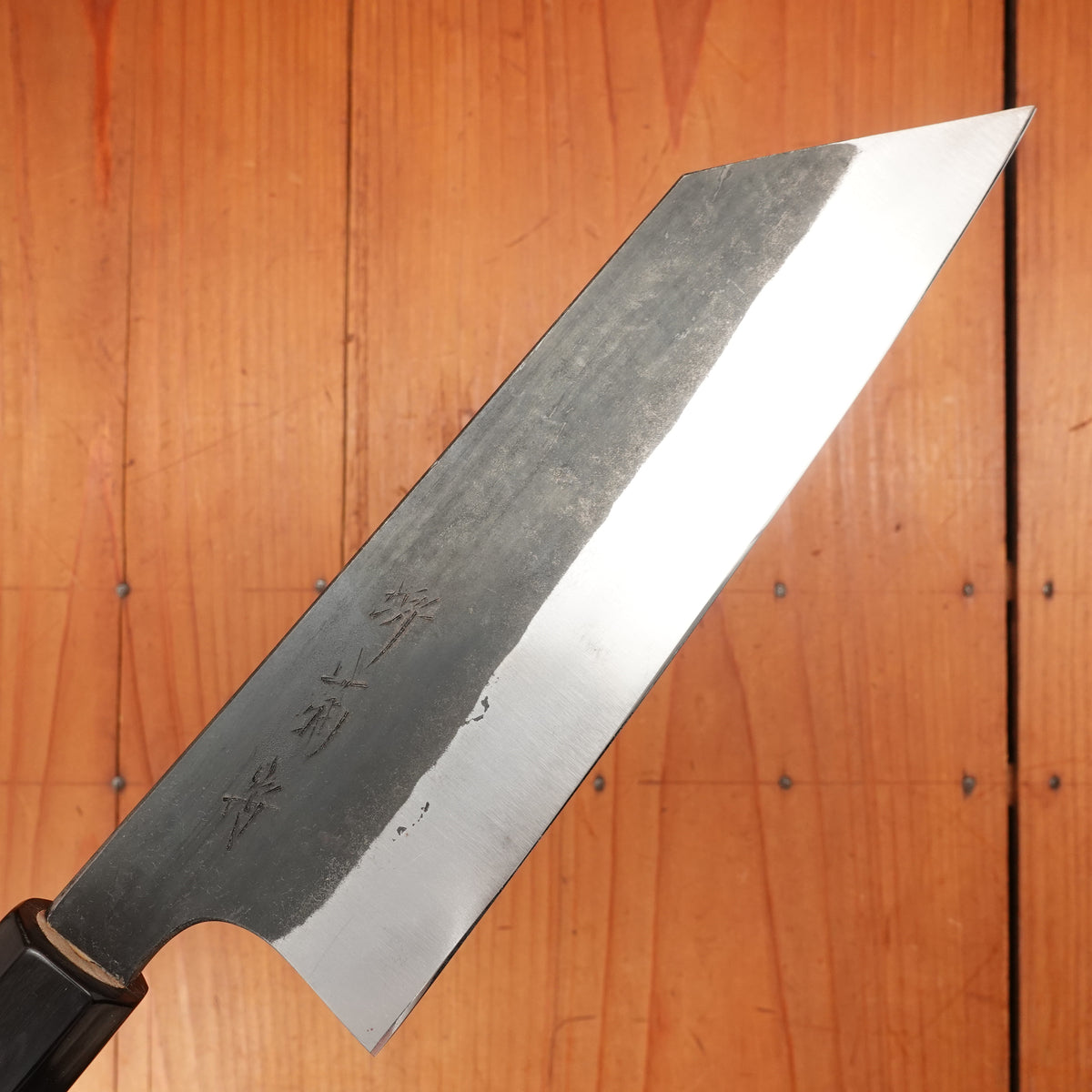 Sakai Kikumori 180mm Wa Kiritsuke Santoku Shirogami 1 Kurouchi