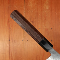 Hatsukokuro Sumi 120mm Petty Iron Clad Aogami 2 Kurouchi Wedge Handle