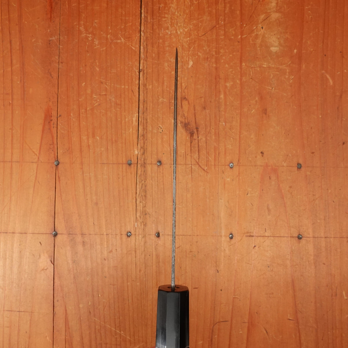 Hatsukokuro Sumi 120mm Petty Iron Clad Aogami 2 Kurouchi Wedge Handle