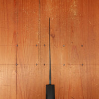 Hatsukokuro Sumi 165mm Santoku Iron Clad Aogami 2 Kurouchi Wedge Handle