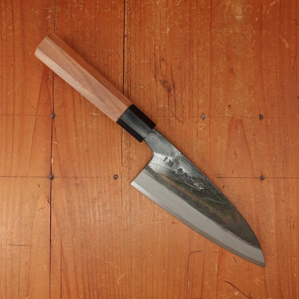 Tosa Tadayoshi 150mm Ryo Deba Aogami 1 Octagonal Walnut/PC Handle - Ambidextrous