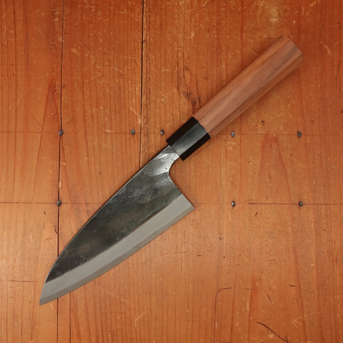 Tosa Tadayoshi 150mm Ryo Deba Aogami 1 Octagonal Walnut/PC Handle - Ambidextrous