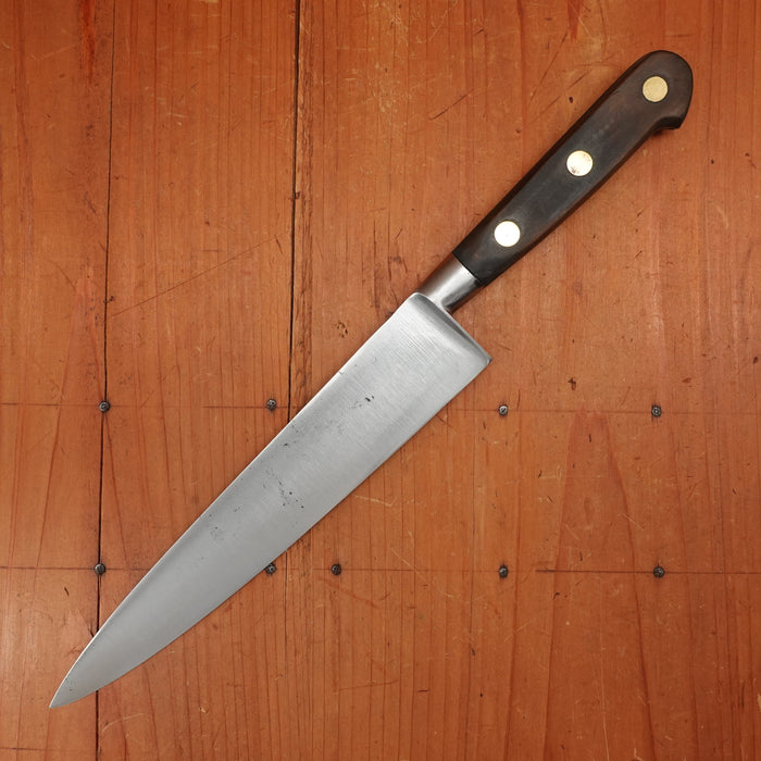 Thiers Issard 4 Star Elephant 8” Chef Knife Carbon Walnut or Pear Wood 1960’s-70s