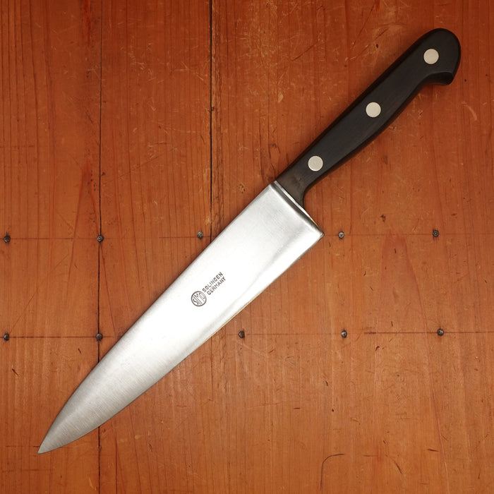 SIMO 8" Chef Knife Hand Forged Carbon Steel Solingen 1950 60s
