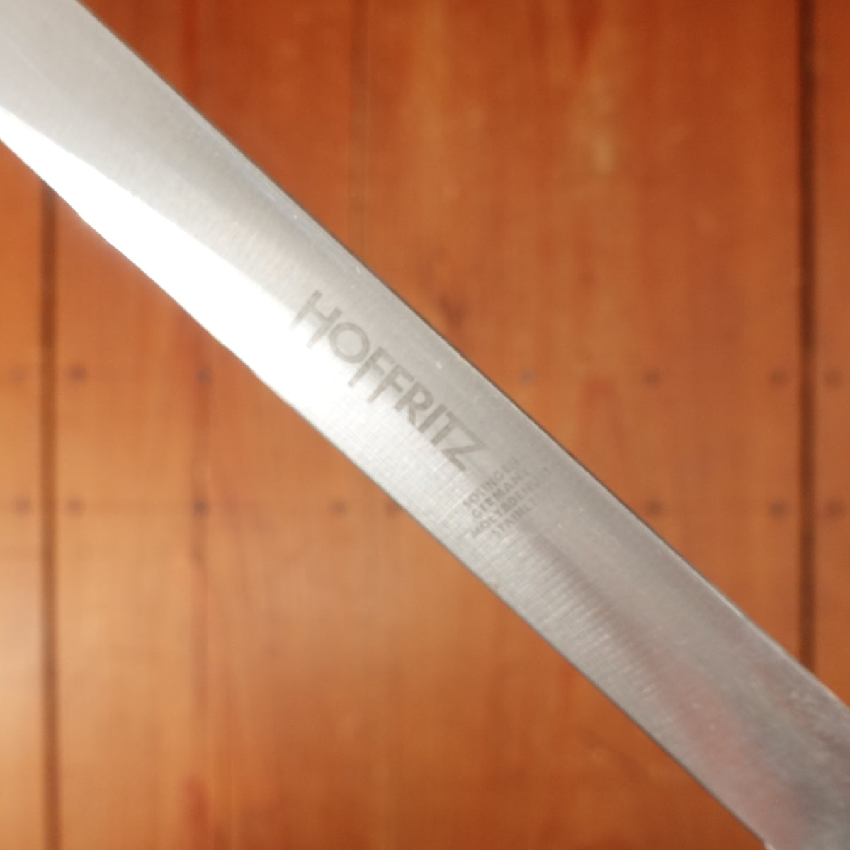 Hoffritz 12" Flexible Ham / Salmon Knife Stainless / Pakka Solingen Germany 1970s
