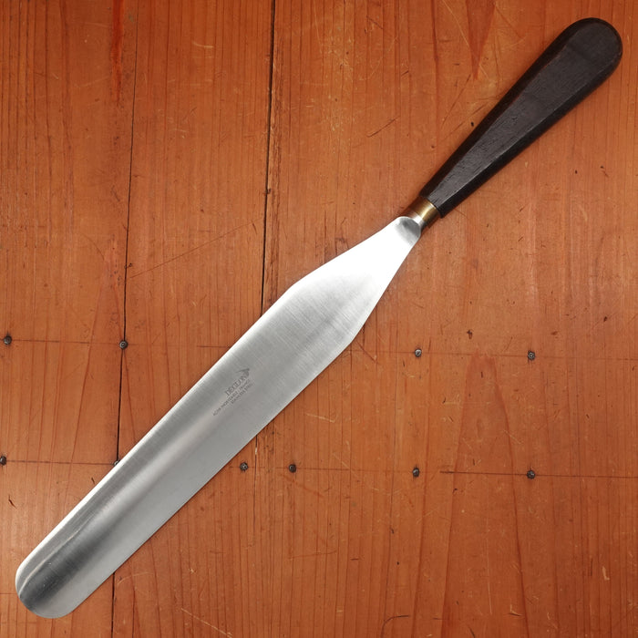 New Old Stock Deglon 10" Spatula Forged Stainless Steel Beech Thiers, France