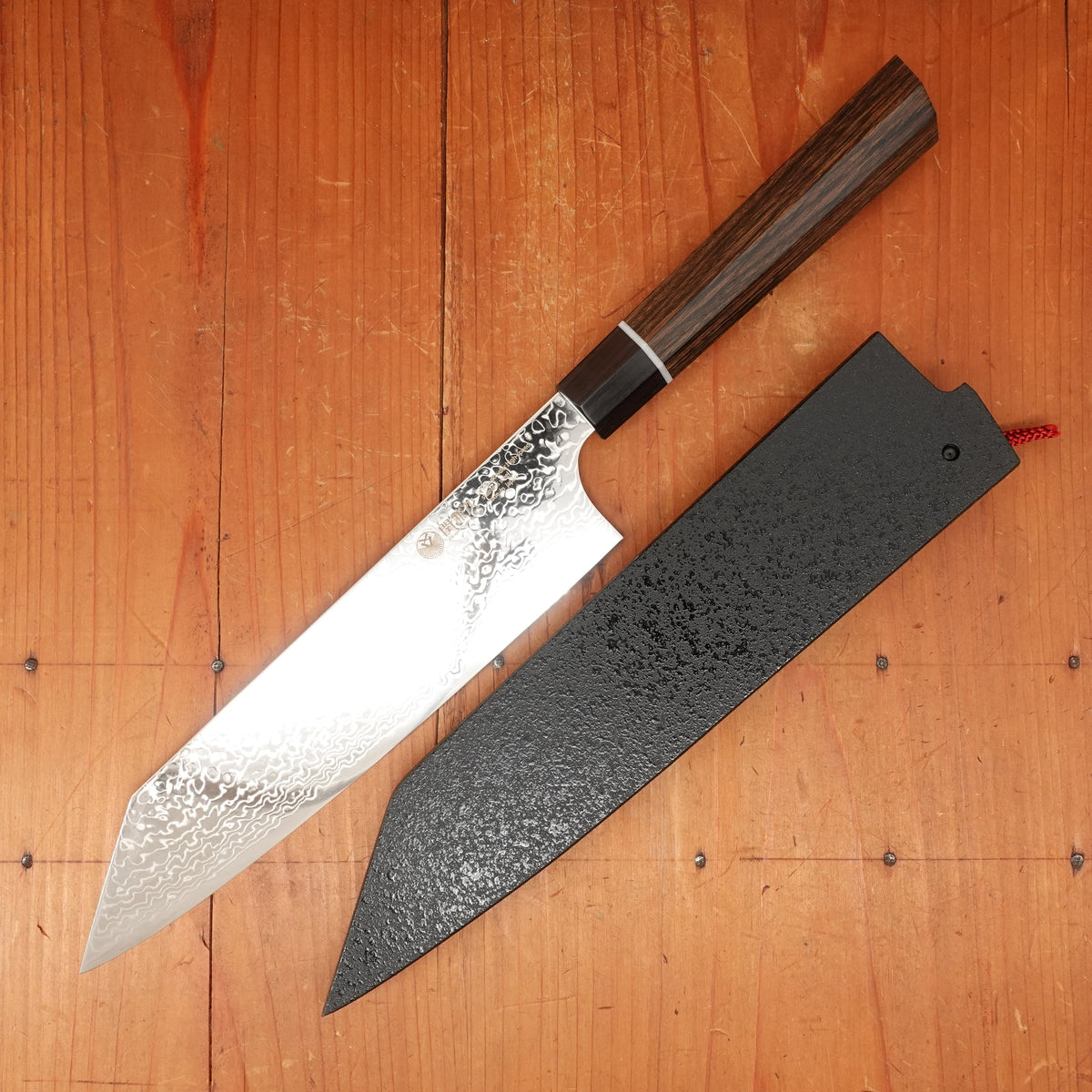 Seki Kanetsugu Zuiun 210mm Kiritsuke Gyuto SG2 Stamina Wood Handle with Saya