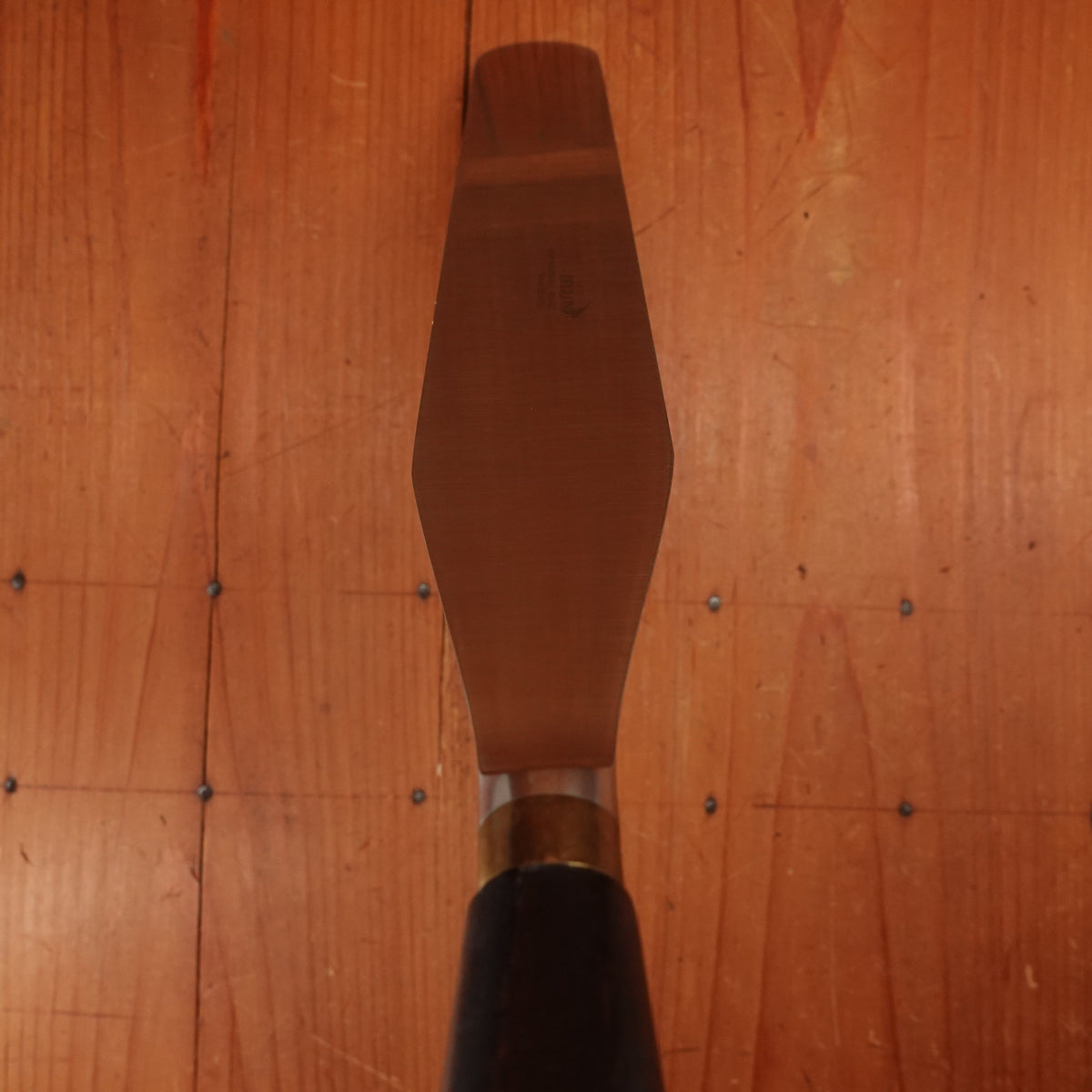 New Old Stock Deglon 10" Spatula Forged Stainless Steel Beech Thiers, France