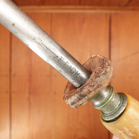 F DIck 14" Steel Fine Cut 3/8" Diameter Pre-War Stag