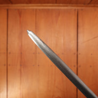 F DIck 14" Steel Fine Cut 3/8" Diameter Pre-War Stag