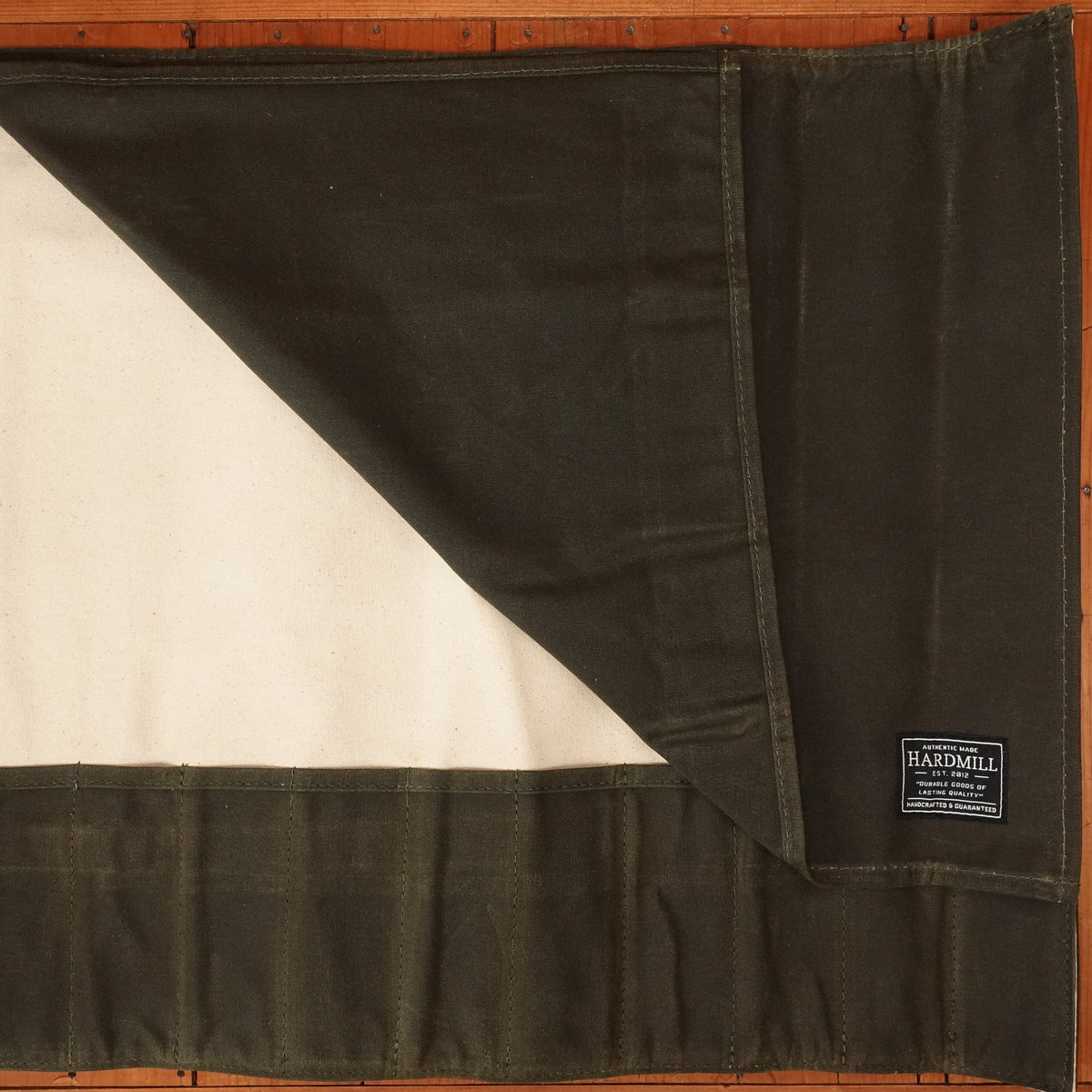 Hardmill Waxed Canvas Knife Roll
