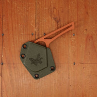 Benchmade 15090-01 SlipRidge™ Hook 440C Stainless Rust Orange Cerakote®
