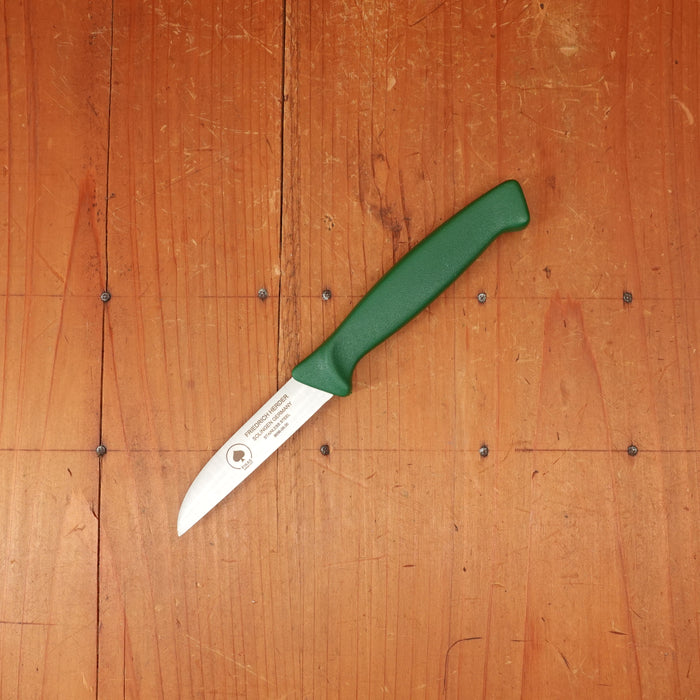 Friedr Herder Don Carlos 3.25" Paring Knife Green Handle