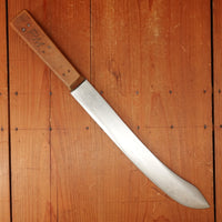 A J Jordan 11.5" Bullnose Butcher Hand Forged Double Shear Steel Persian Boxwood 1885-1926