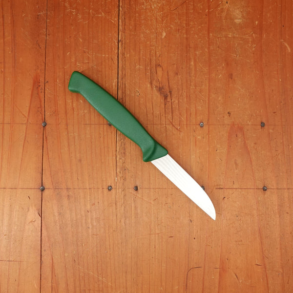 Friedr Herder Don Carlos 3.25" Paring Knife Green Handle