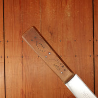 A J Jordan 11.5" Bullnose Butcher Hand Forged Double Shear Steel Persian Boxwood 1885-1926