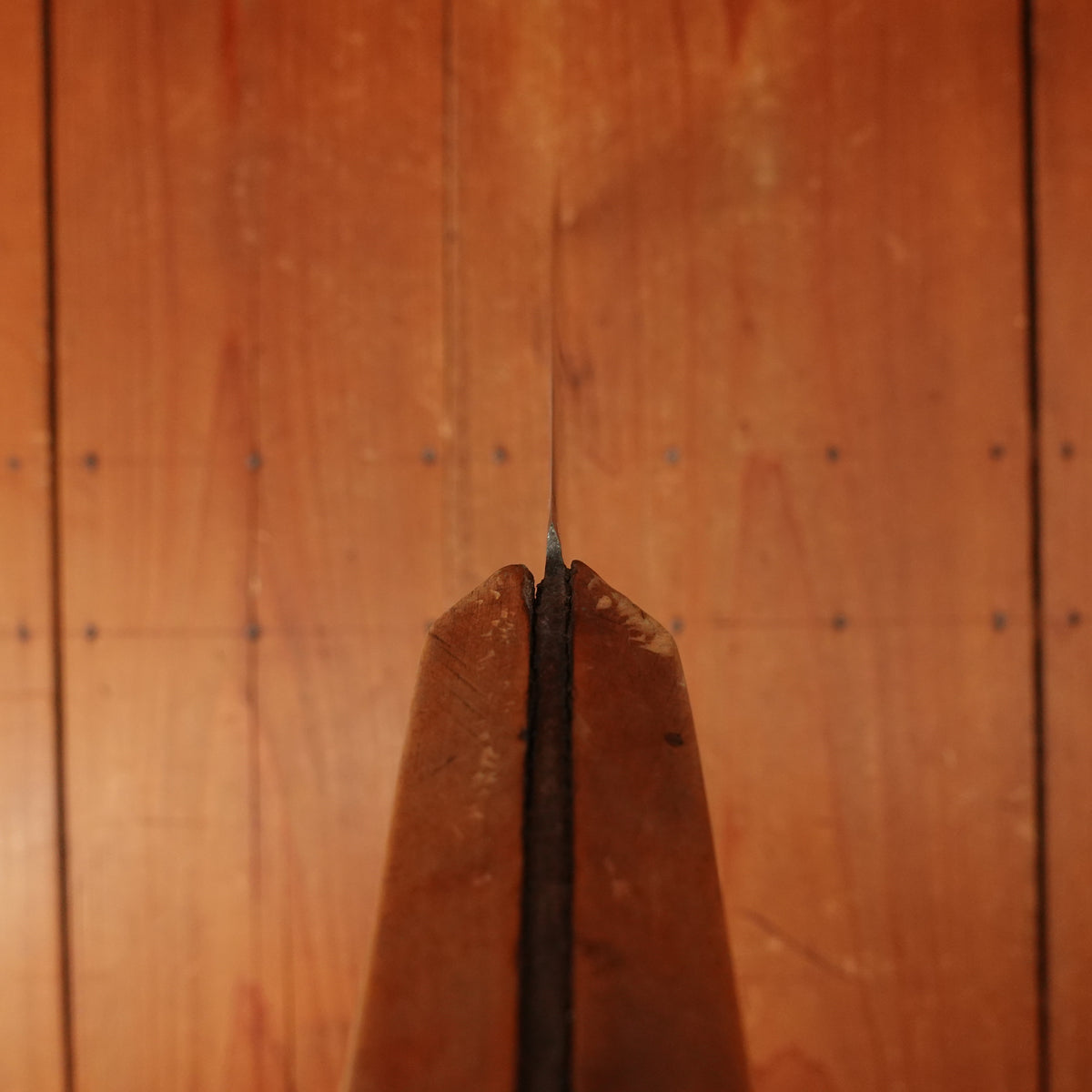 A J Jordan 11.5" Bullnose Butcher Hand Forged Double Shear Steel Persian Boxwood 1885-1926