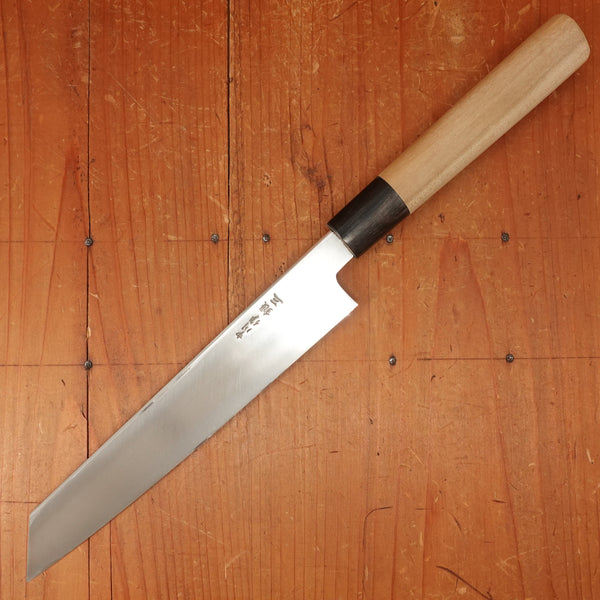 Trade-In Hatsukokuro Nakagawa 220mm Kiritsuke Yanagi Ginsanko D Ho Horn Handle (Cut Down)