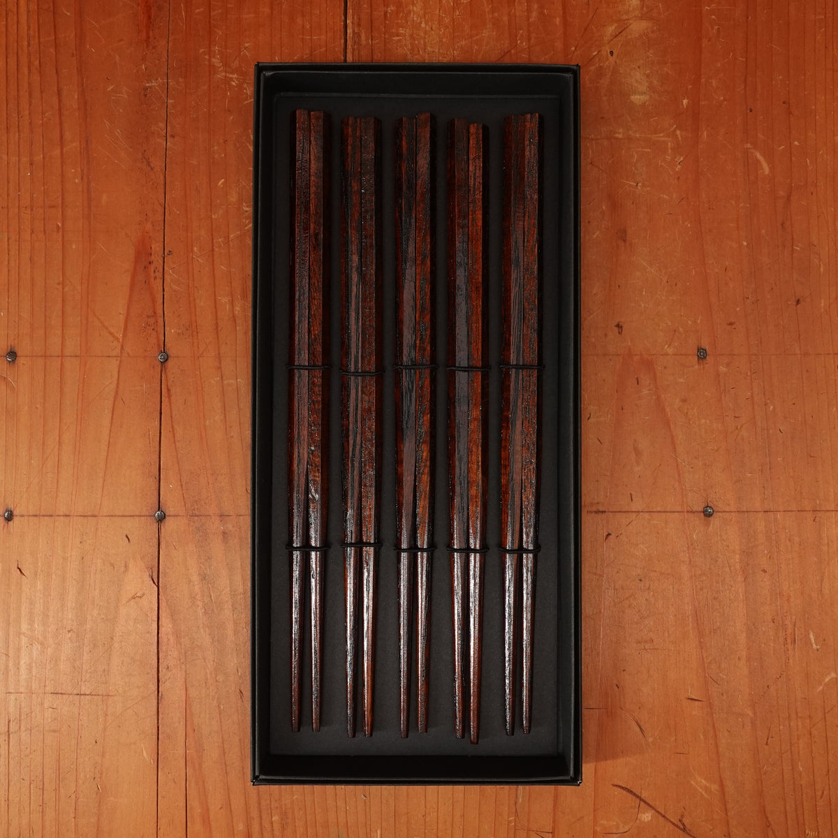 Chestnut Chopsticks Boxed Set of 5