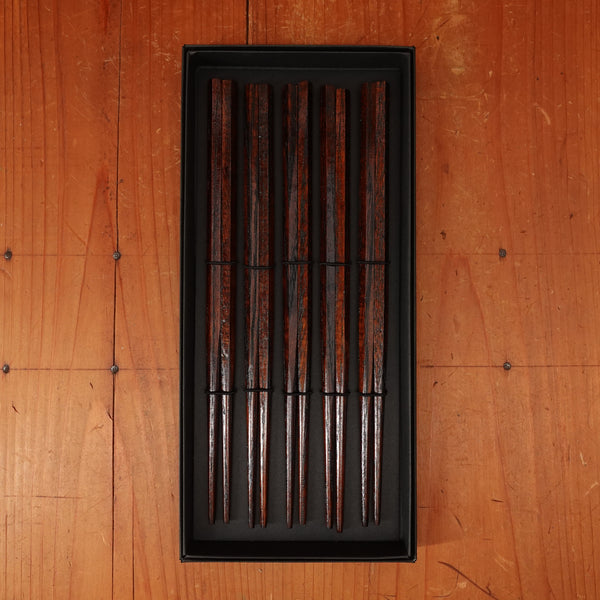 Chestnut Chopsticks Boxed Set of 5