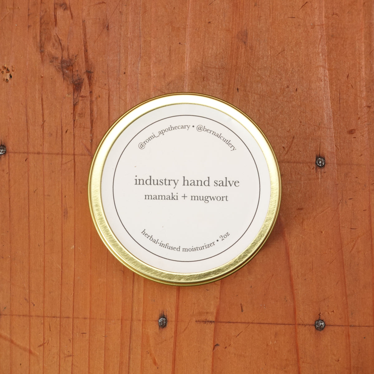 ROMI Apothecary Industry Hand Salve Mamaki + Mugwort - 2oz