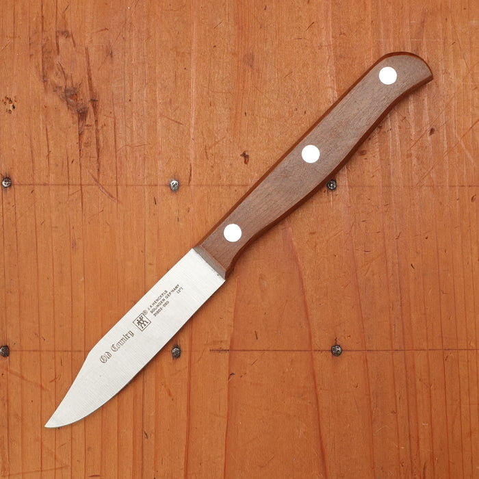 New Vintage J A Henckels Old Country 3.25" Clip Point Paring Knife Stainless Solingen, Germany 1980s