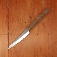 Bernal Cutlery x Konosuke GS+ 140mm Ko-Sabaki SLD Kurouchi Khii Laurel Handle with Leather Sheath