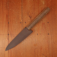 Bernal Cutlery x Konosuke GS+ 140mm Ko-Sabaki SLD Kurouchi Khii Laurel Handle with Leather Sheath