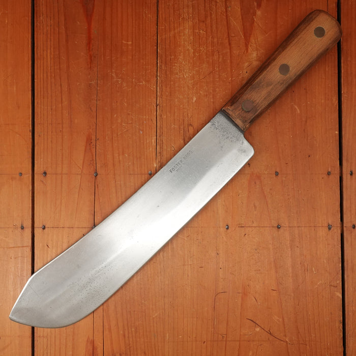 Foster Bros. 12.5" Lambsplitter Carbon Steel Beech S/S Norway USA 1950s?