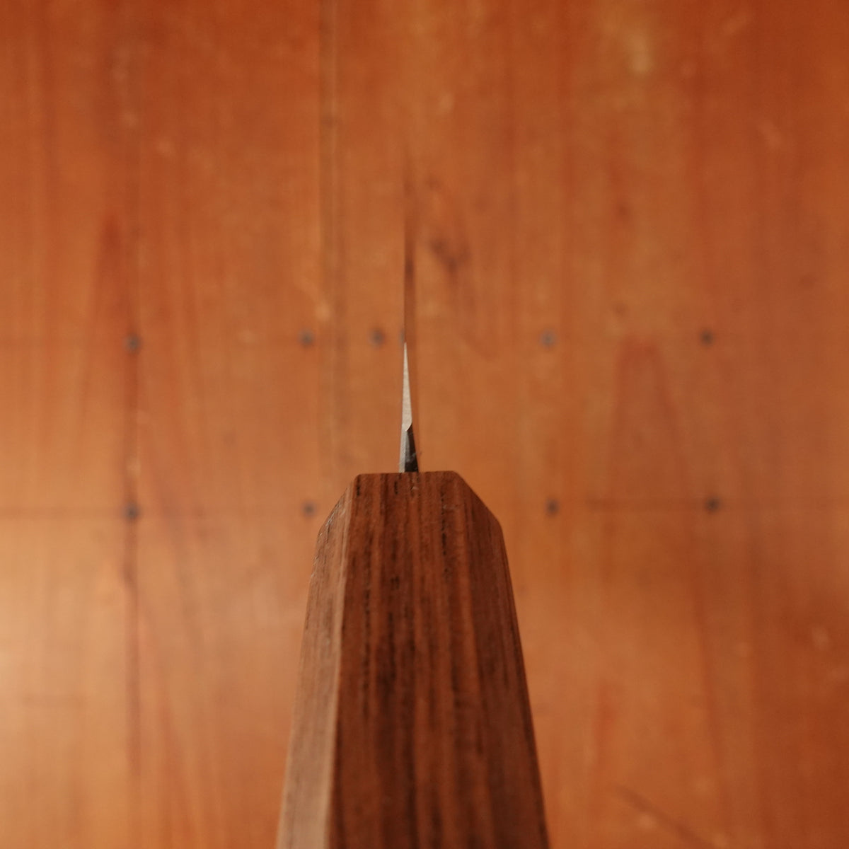 Bernal Cutlery x Konosuke GS+ 140mm Ko-Sabaki SLD Kurouchi Khii Laurel Handle with Leather Sheath