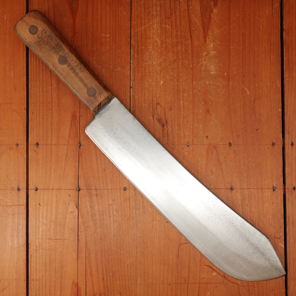 Foster Bros. 12.5" Lambsplitter Carbon Steel Beech S/S Norway USA 1950s?