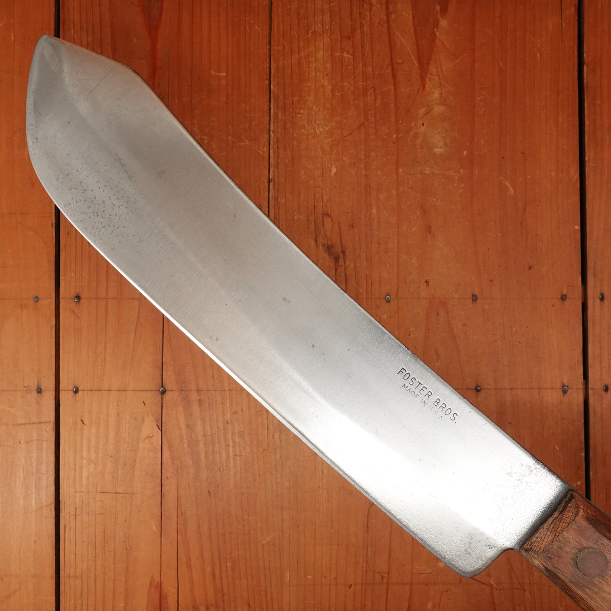 Foster Bros. 12.5" Lambsplitter Carbon Steel Beech S/S Norway USA 1950s?