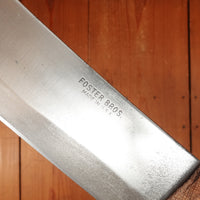 Foster Bros. 12.5" Lambsplitter Carbon Steel Beech S/S Norway USA 1950s?