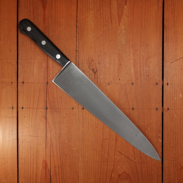 LF&C 12.25” Chef Knife Carbon Steel Rosewood 1920-60 USA
