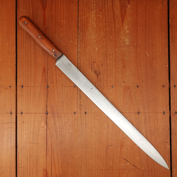 J A Henckels 13.25" Slicer Carbon Steel Cherry Solingen Germany 1890s-1920s?