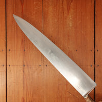 Lamson & Goodnow "US Navy Standard" 14" Chef Carbon Steel Stag Handle Shelburne Falls Mass 1880s-1920s