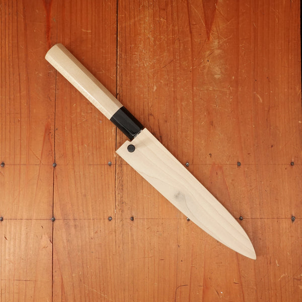 Sakai Kikumori Choyo 150mm Petty Shirogami 2 with Saya