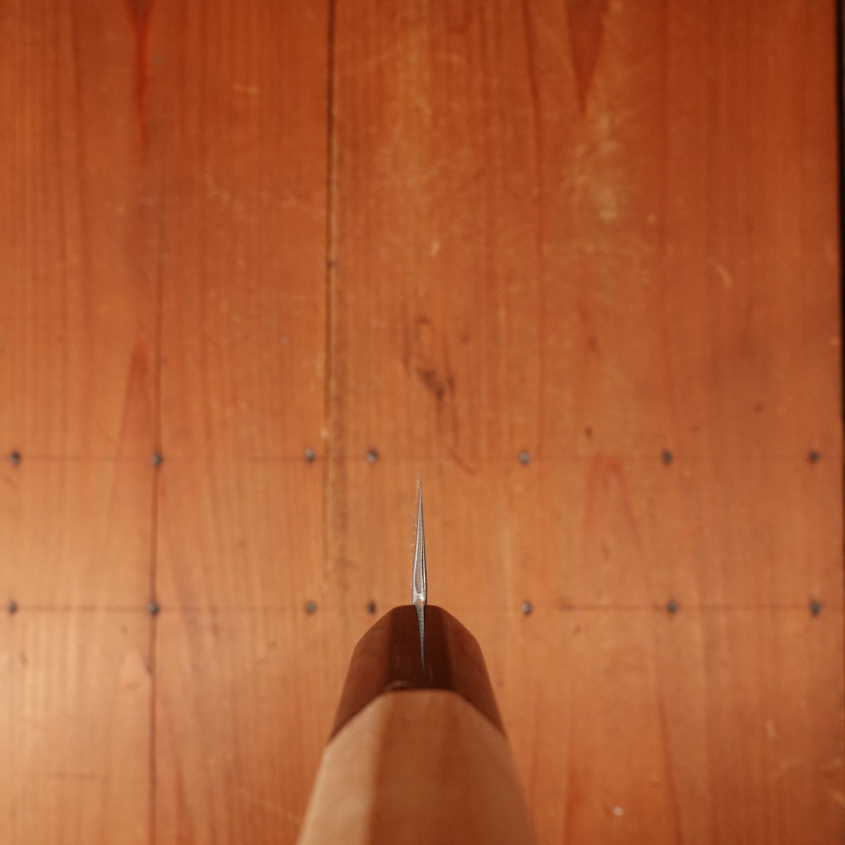 New Old Stock Peaso Steak Knife Set of 6 Gold Plated Stainless & Jacaranda Solingen 1960s 70s