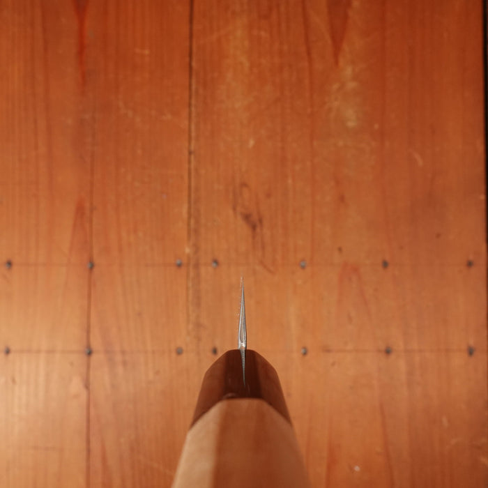 New Old Stock Peaso Steak Knife Set of 6 Gold Plated Stainless & Jacaranda Solingen 1960s 70s