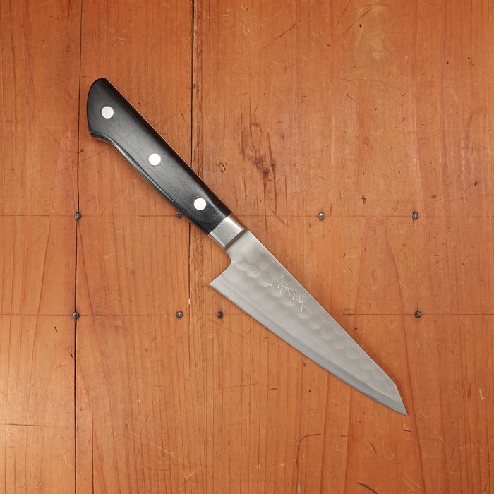 New Old Stock Yoshikane 140mm Honesuki Kaku Shirogami 2 Tsuchime Western Handle