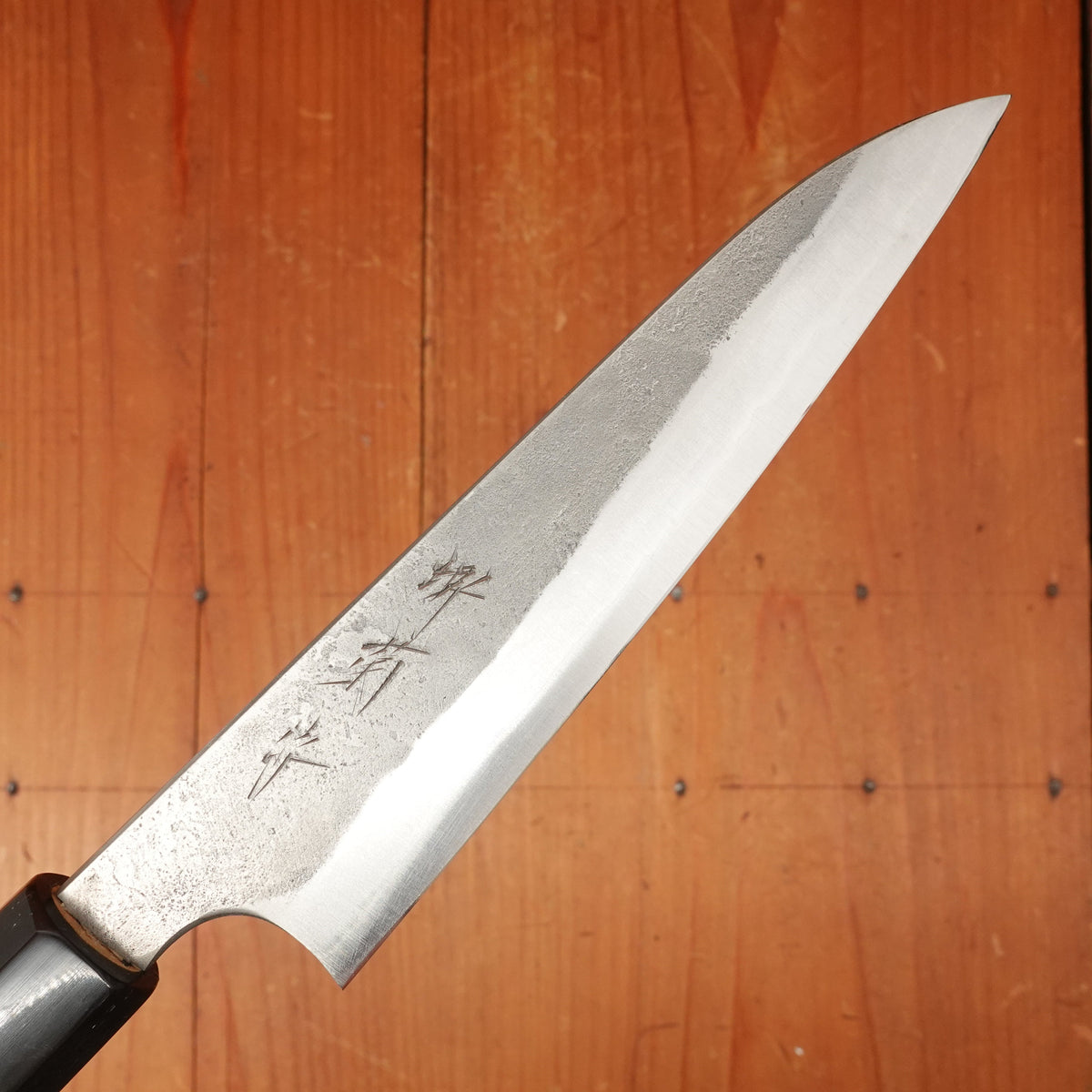 New Old Stock Peaso Steak Knife Set of 6 Gold Plated Stainless & Jacaranda Solingen 1960s 70s