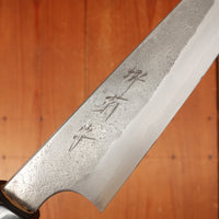 New Old Stock Peaso Steak Knife Set of 6 Gold Plated Stainless & Jacaranda Solingen 1960s 70s