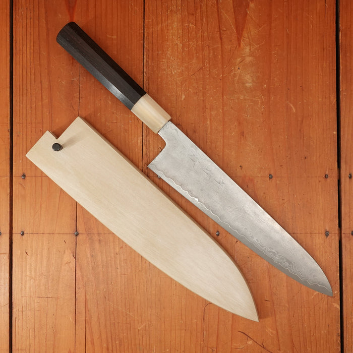 Sakai Kikumori Nakagawa Seiun 240mm Gyuto VG10 Ebony with Saya